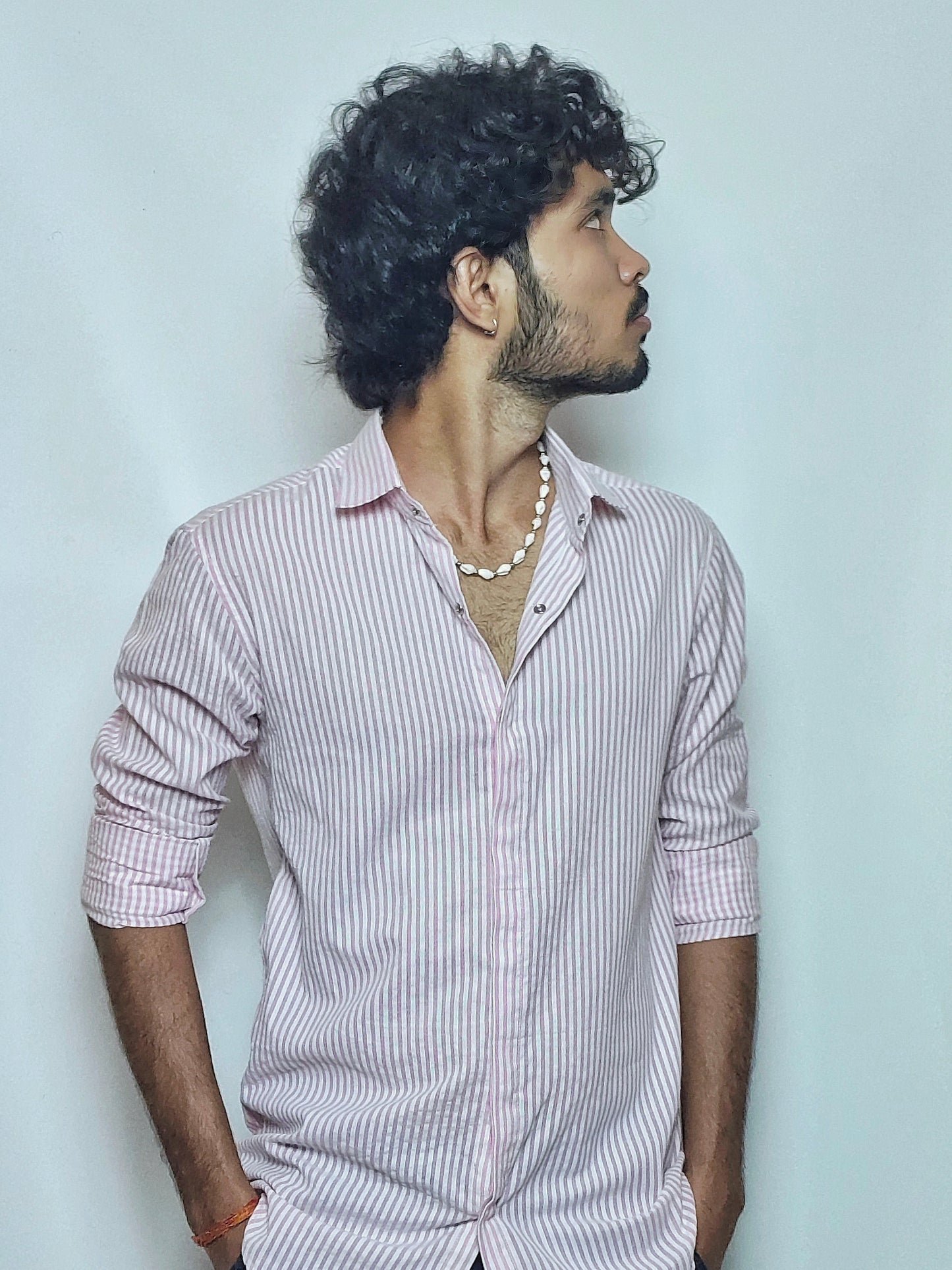 Classic Pink Striped Shirt