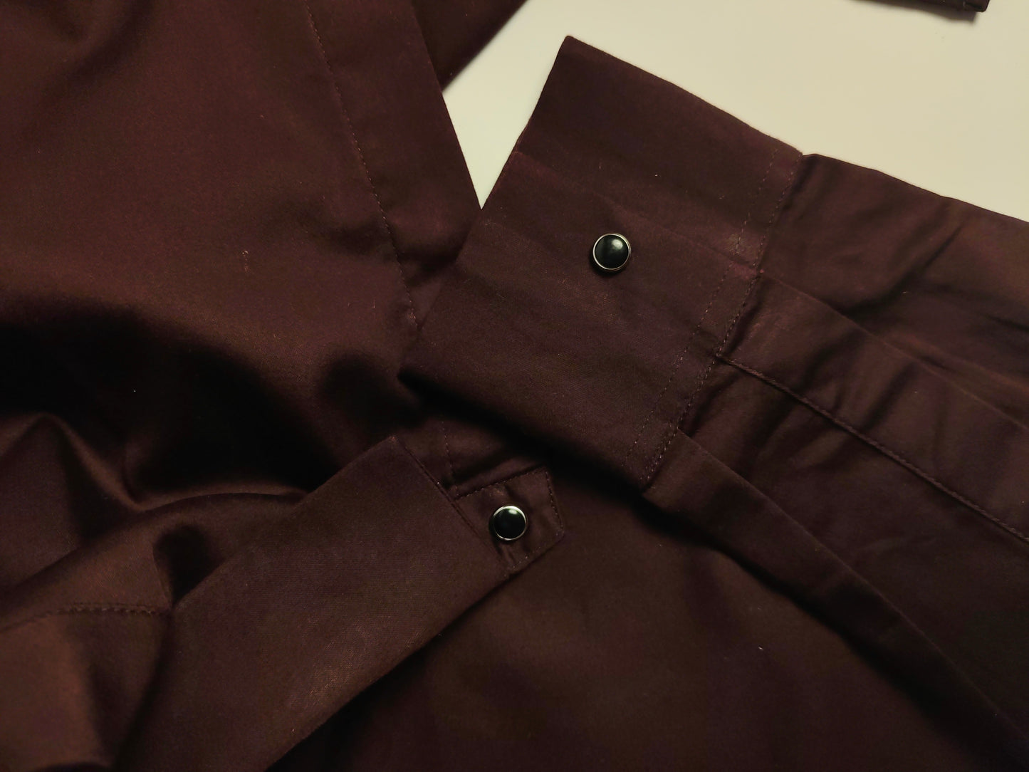 Wine Italian Lycra Regular Fit Shirt