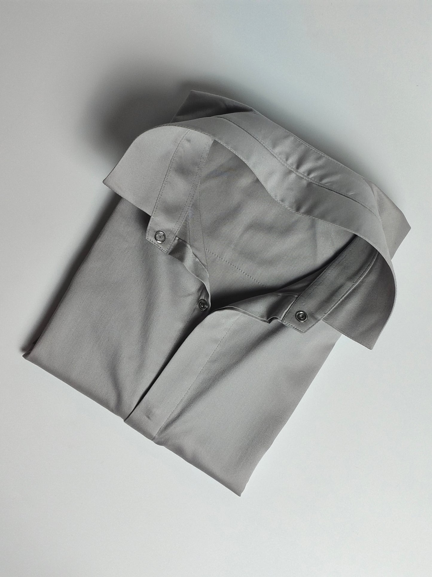 Grey Italian Lycra Regular Fit Shirt